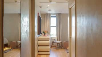 Premium bedding, down duvets, pillow-top beds, free minibar