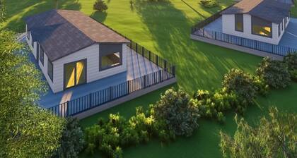 Deluxe modern and contemporary luxury lodge perfect for a relaxing escape.