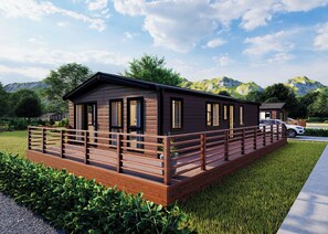 Exterior - Deluxe modern and contemporary luxury lodge perfect for a relaxing escape. (Workington)