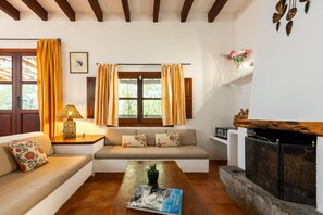 TV, fireplace, table tennis