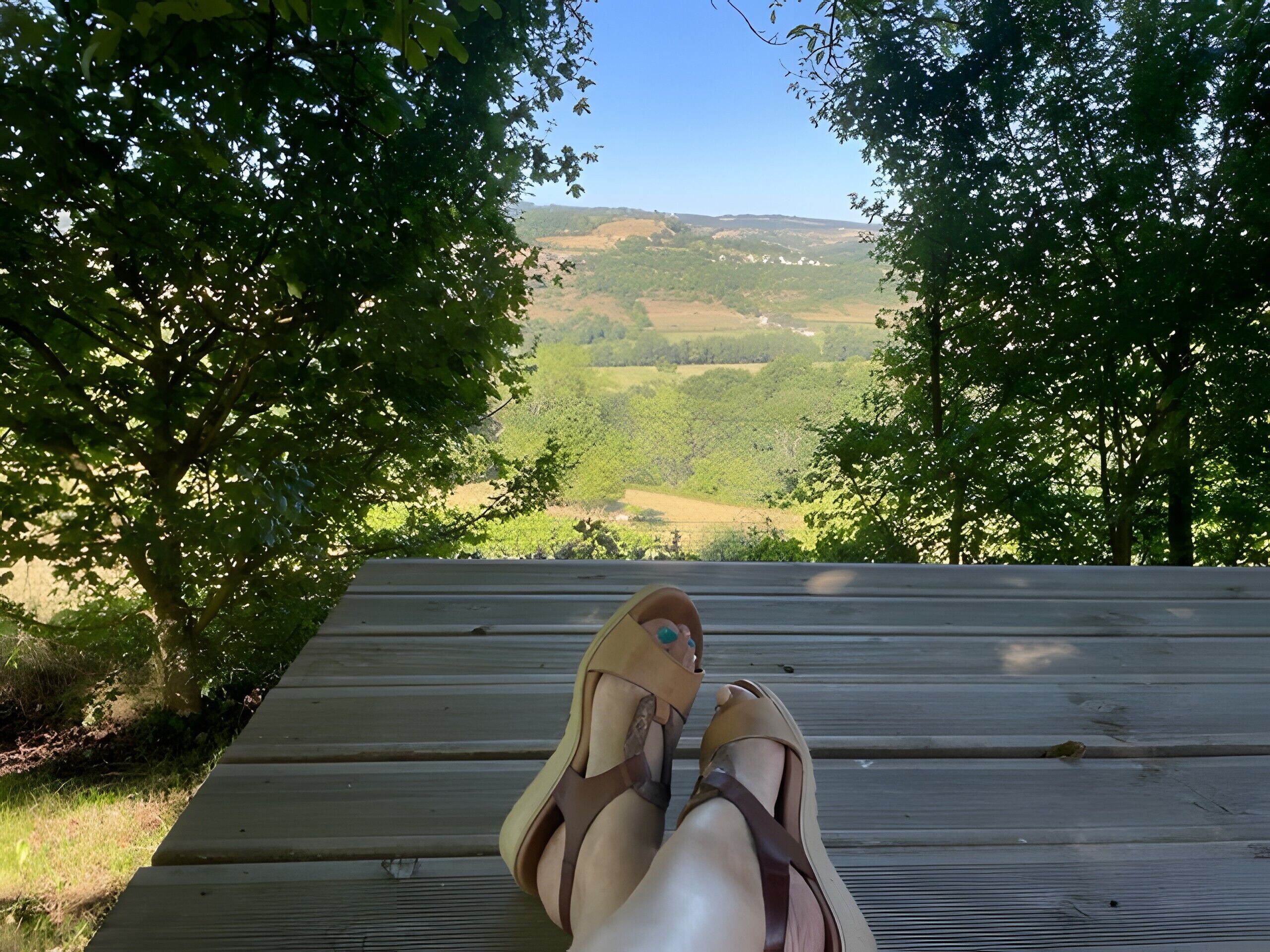 Vue depuis l’hébergement