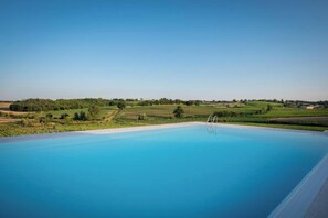 Una piscina climatizada