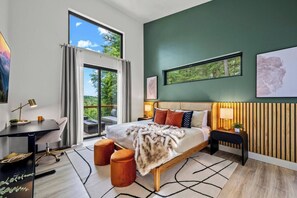 4 habitaciones, tabla de planchar con plancha y cuna de viaje