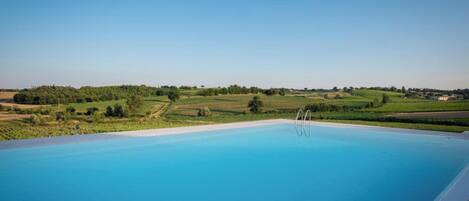 Una piscina riscaldata