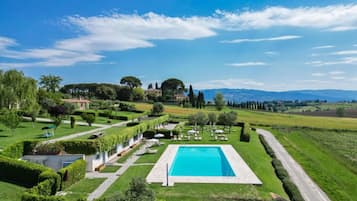Una piscina riscaldata
