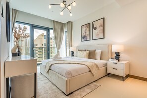 2 slaapkamers, een kluis op de kamer, een strijkplank/strijkijzer