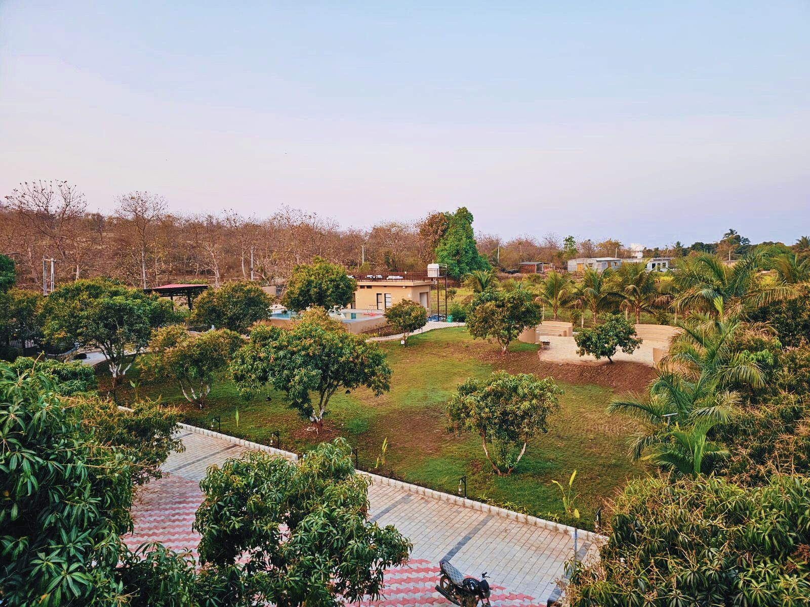 Pemandangan dari properti