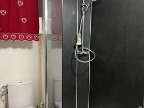 Bathroom - Alpine mezzanine studio, sleeps 4, pets allowed, optional parking (Valmorel)