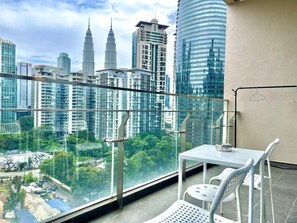 Pemandangan balkon