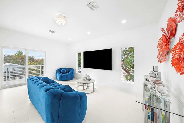 Smart TV, video games, table football, offices