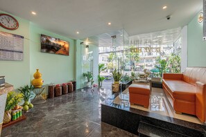 Sala de estar en el lobby