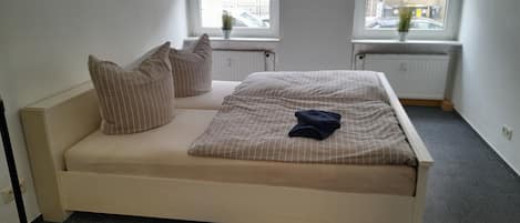 2 bedrooms, iron/ironing board, travel cot, WiFi