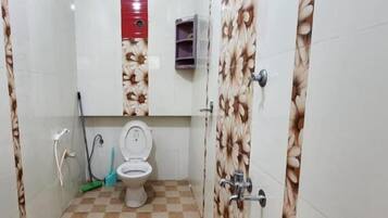 Towels, soap, toilet paper