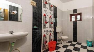 Towels, soap, toilet paper