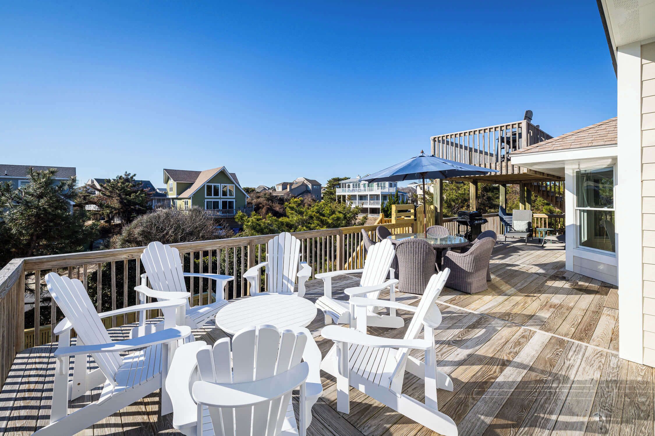 屋外ダイニングエリア