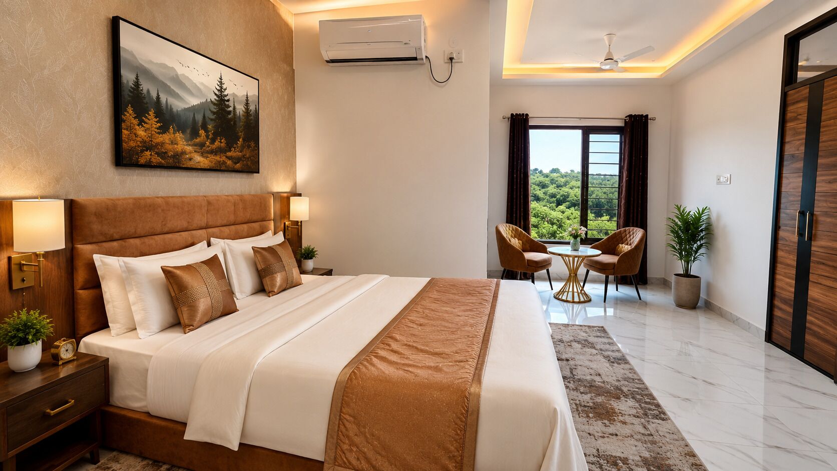 Super Deluxe Room | Minibar, individually furnished, desk, laptop workspace