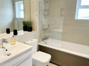 Shower, hair dryer