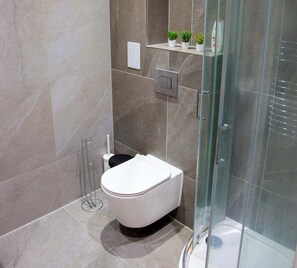 Shower, hair dryer