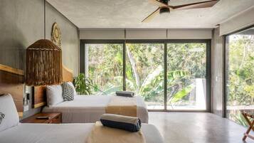 4 bedrooms, iron/ironing board, travel crib, WiFi