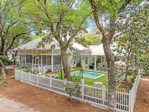 Exterior - Charming Seagrove Retreat with Private Pool, Golf Cart, and Walk to Beach (Santa Rosa Beach)