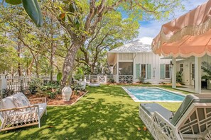Pool - Charming Seagrove Retreat with Private Pool, Golf Cart, and Walk to Beach (Santa Rosa Beach)