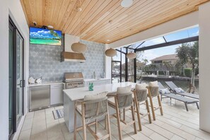 Fridge, microwave, oven, stovetop - Exquisite Waterfront Home | Featuring Pool/Hot Tub (Marco Island)