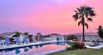 7-Bedroom Luxury Villa in Cesme with magnificent sea view pool WiFi, AC, parking
