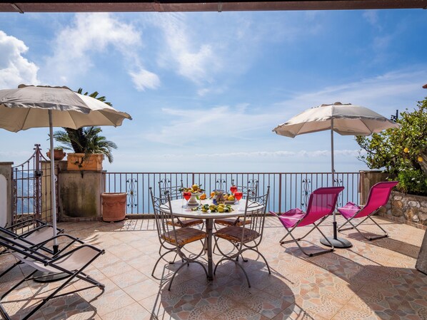 Panoramic Villa, Sea View | Terrace/patio - Villa Lavinia (Positano)