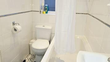 Towels, soap, toilet paper