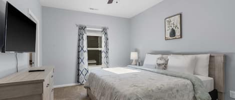 3 bedrooms, iron/ironing board, travel crib, WiFi