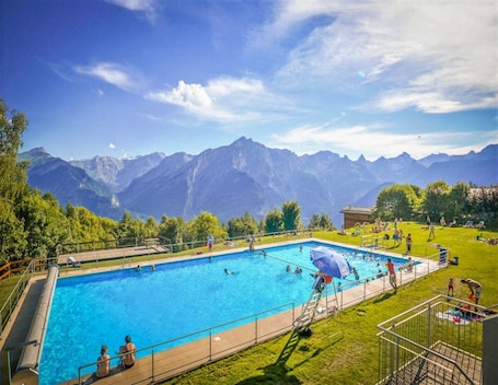Vista desde la propiedad. Pleasant Apartment With Sauna