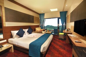 Chambre Double Luxe, balcon, vue vallée