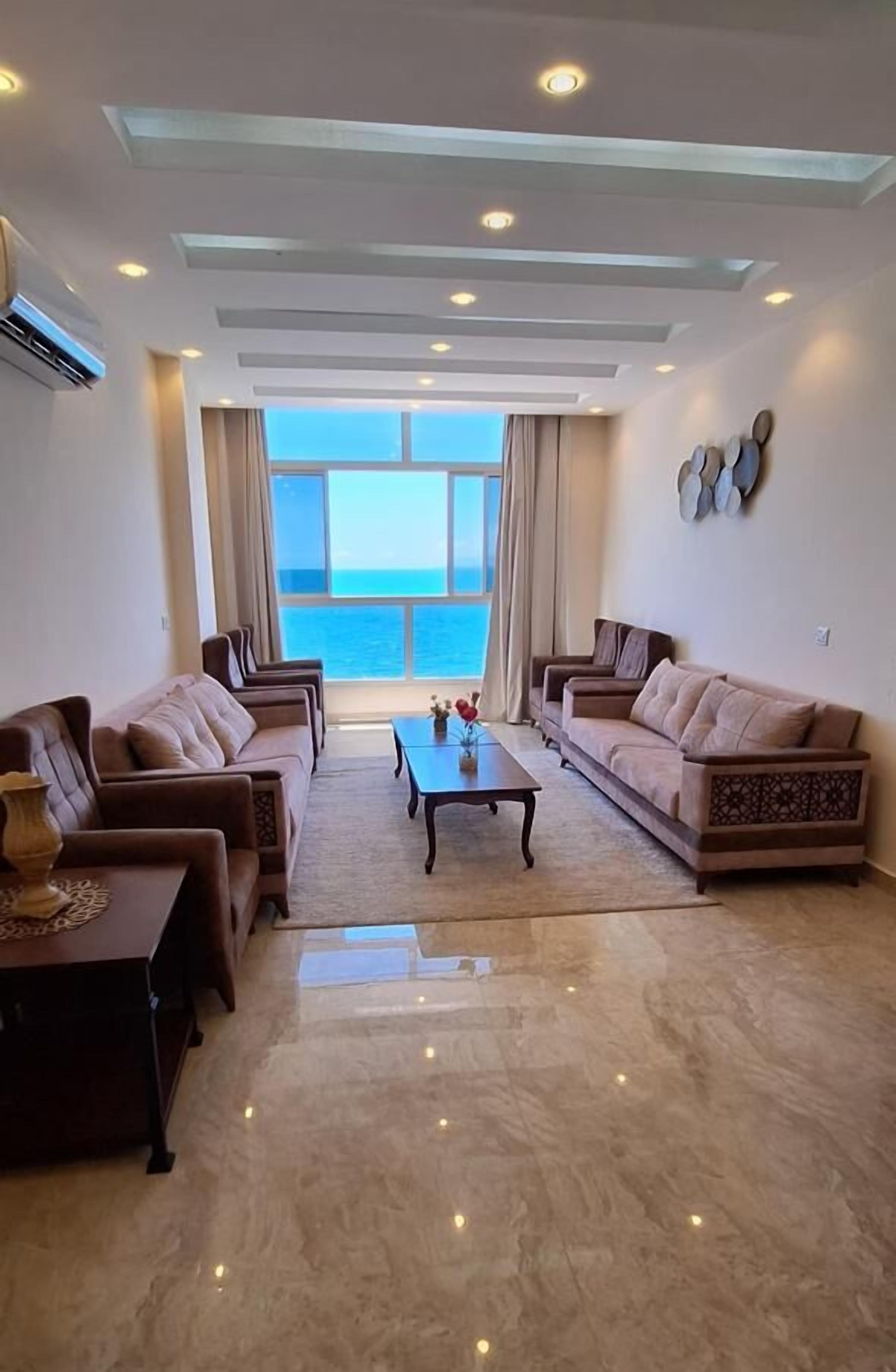 トリプルルーム シービュー | リビング エリア