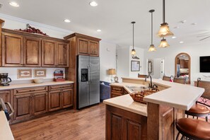 Fridge, microwave, oven, stovetop - Comfortable lakefront home on Smith Lake w/ easy water access & Sea Doo rental! (Houston)