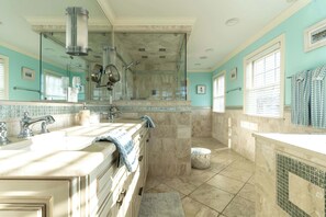 Een douche, een haardroger