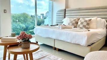 2 bedrooms, iron/ironing board, travel crib, WiFi