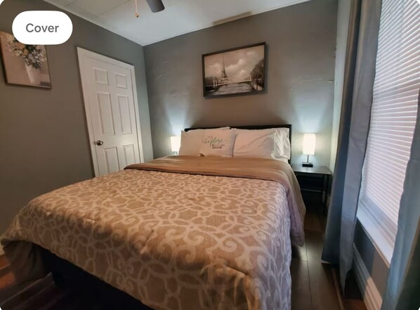 1 bedroom, iron/ironing board, free WiFi, bed sheets