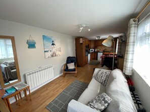 Télévision, lecteur de DVD, livres, médiathèque