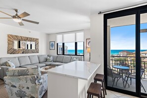 Condo, Multiple Beds (Enclave 703B- Sugar Sands) | Living area | TV - Enclave 703b- Sugar Sands (Destin)