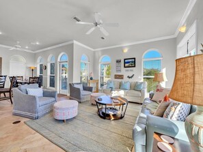 House, Multiple Beds (Carried Away) | Living area | TV - Carried Away (Santa Rosa Beach)