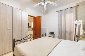 1 bedroom, iron/ironing board