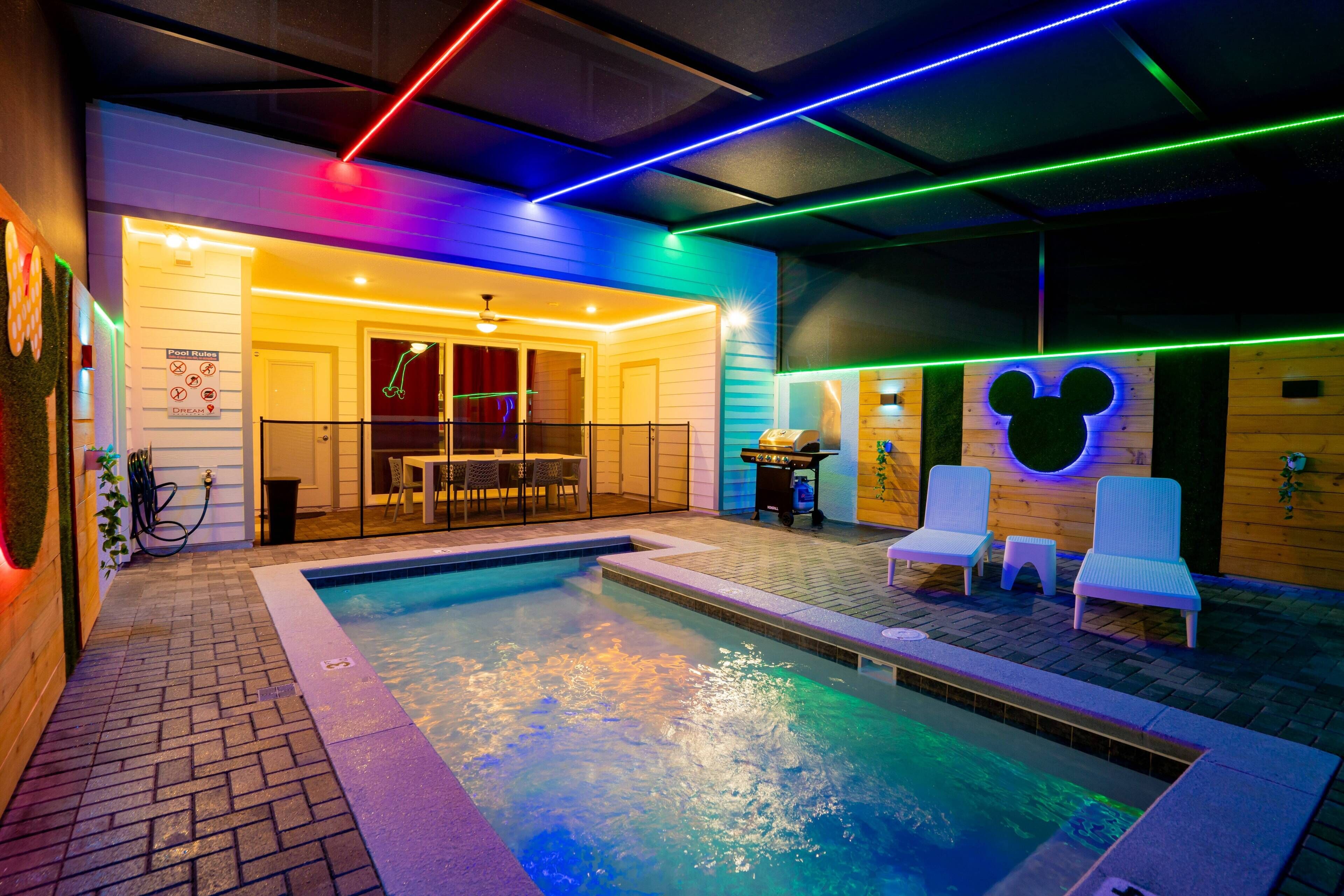 حمّام سباحة مُدفَّأ