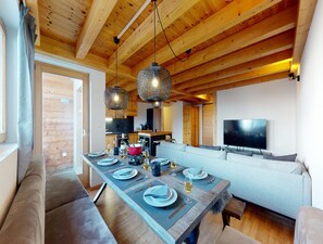 Apartment | Dining - Spacious Apartment With Balcony (Nendaz)