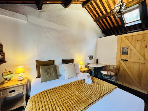 Charming Little Canary home Terrace with wonderful ocean and mountain views.