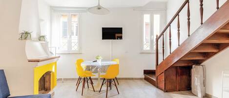 Smart-tv en een open haard