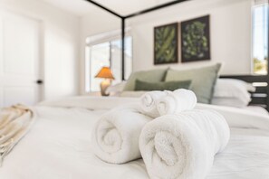 4 habitaciones, wifi, ropa de cama y acceso para silla de ruedas