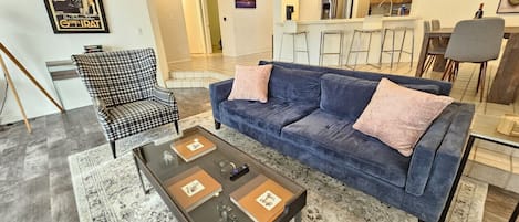 TV connectée, cheminée