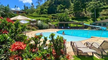 Indoor pool, outdoor pool