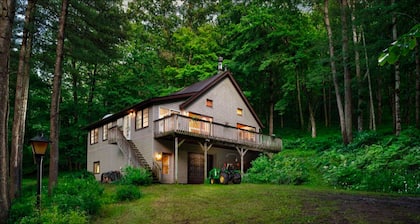 Cozy, quiet Cabin near Kickapoo River & Wildcat Mountain. Perfect for fisherman.