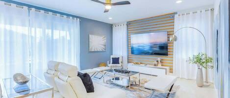 TV, video games, offices